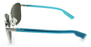 Costa Del Mar Sunglasses Paloma 58-16-133 Brushed Silver / Blue Mirror 580G