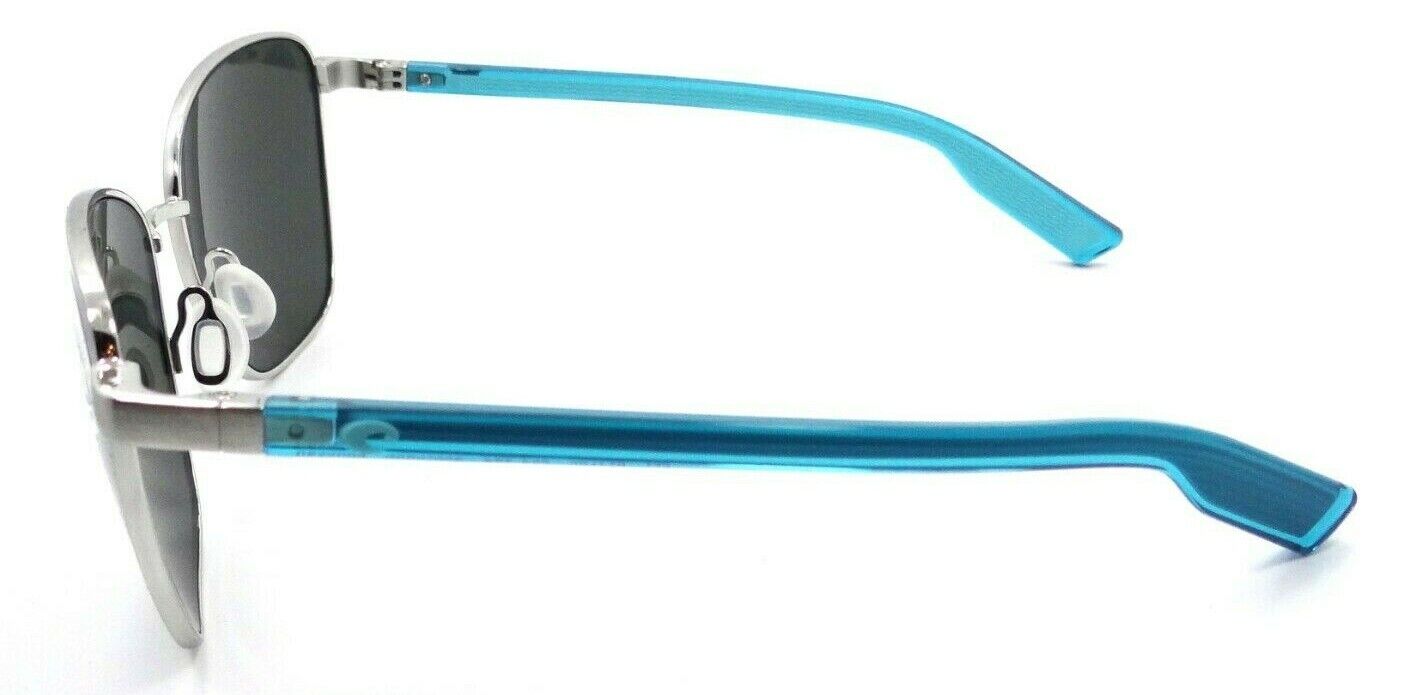 Costa Del Mar Sunglasses Paloma 58-16-133 Brushed Silver / Gray 580G Glass-097963846745-classypw.com-3