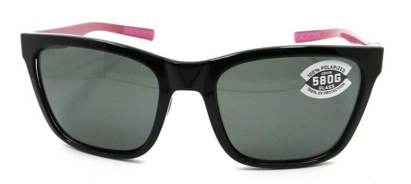 Costa Del Mar Sunglasses Panga 56-20-135 Black - Crystal - Fuchsia / Gray 580G-097963818926-classypw.com-2