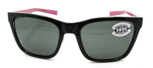 Costa Del Mar Sunglasses Panga 56-20-135 Black - Crystal - Fuchsia / Gray 580G