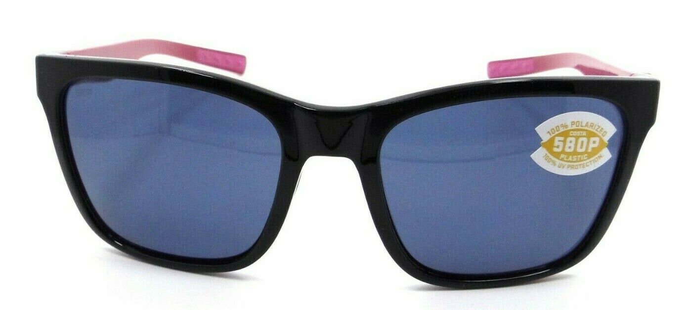 Costa Del Mar Sunglasses Panga 56-20-135 Black - Crystal - Fuchsia / Gray 580P-097963813099-classypw.com-2