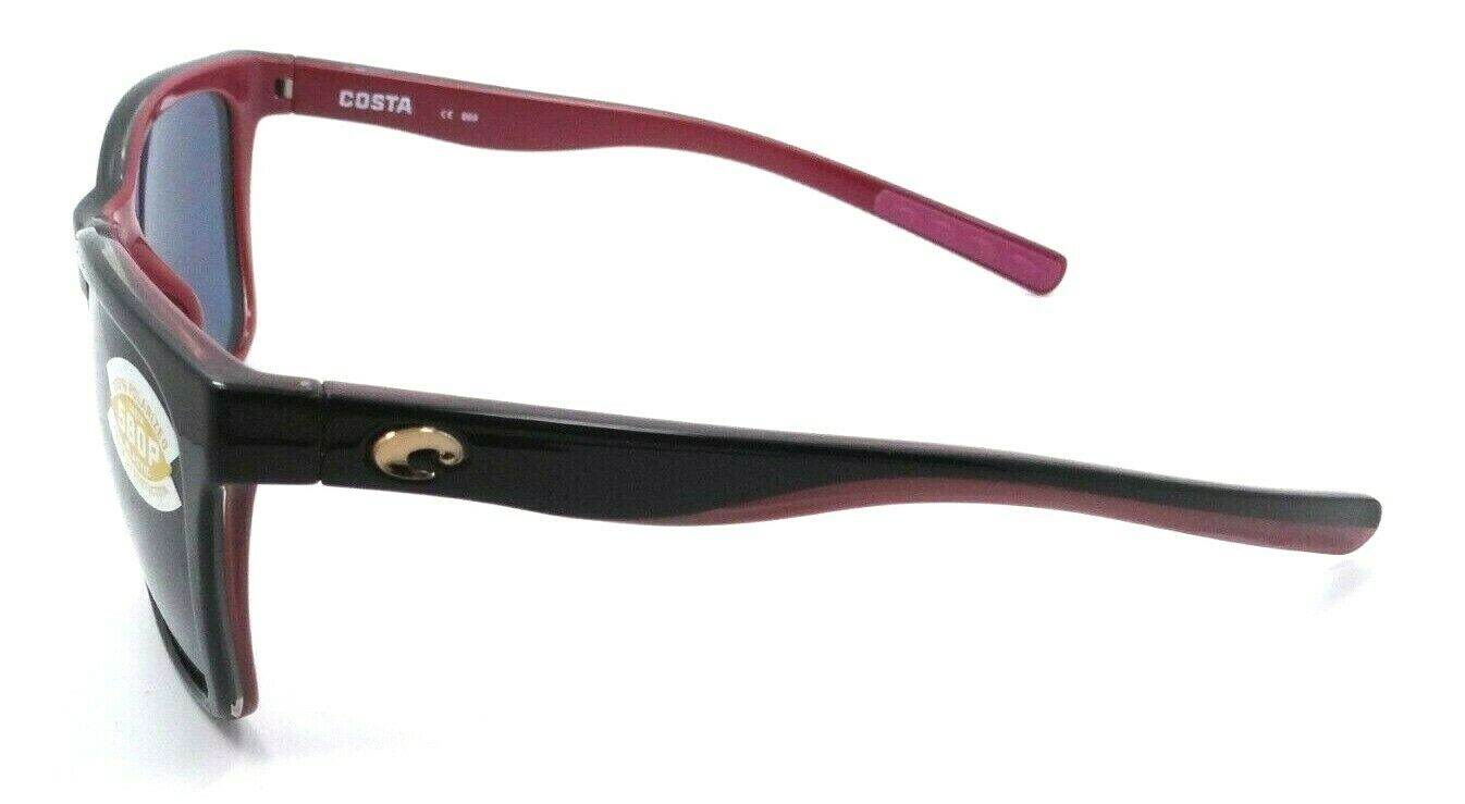Costa Del Mar Sunglasses Panga 56-20-135 Black - Crystal - Fuchsia / Gray 580P-097963813099-classypw.com-3