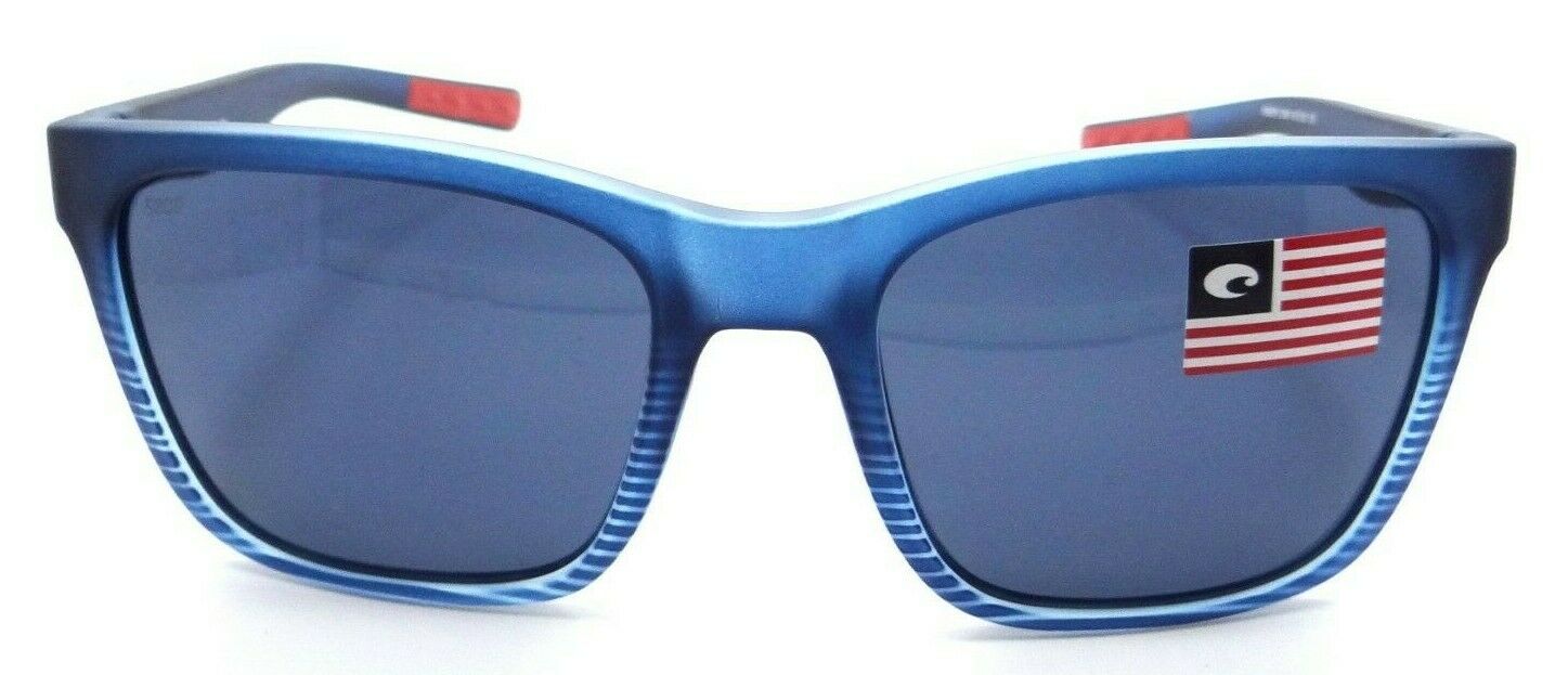 Costa Del Mar Sunglasses Panga 56-20-135 Matte Blue Fade / Gray 580P-097963855839-classypw.com-2