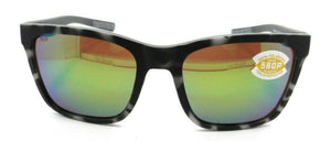 Costa Del Mar Sunglasses Panga 56-20-135 Matte Gray Tortoise / Green Mirror 580P
