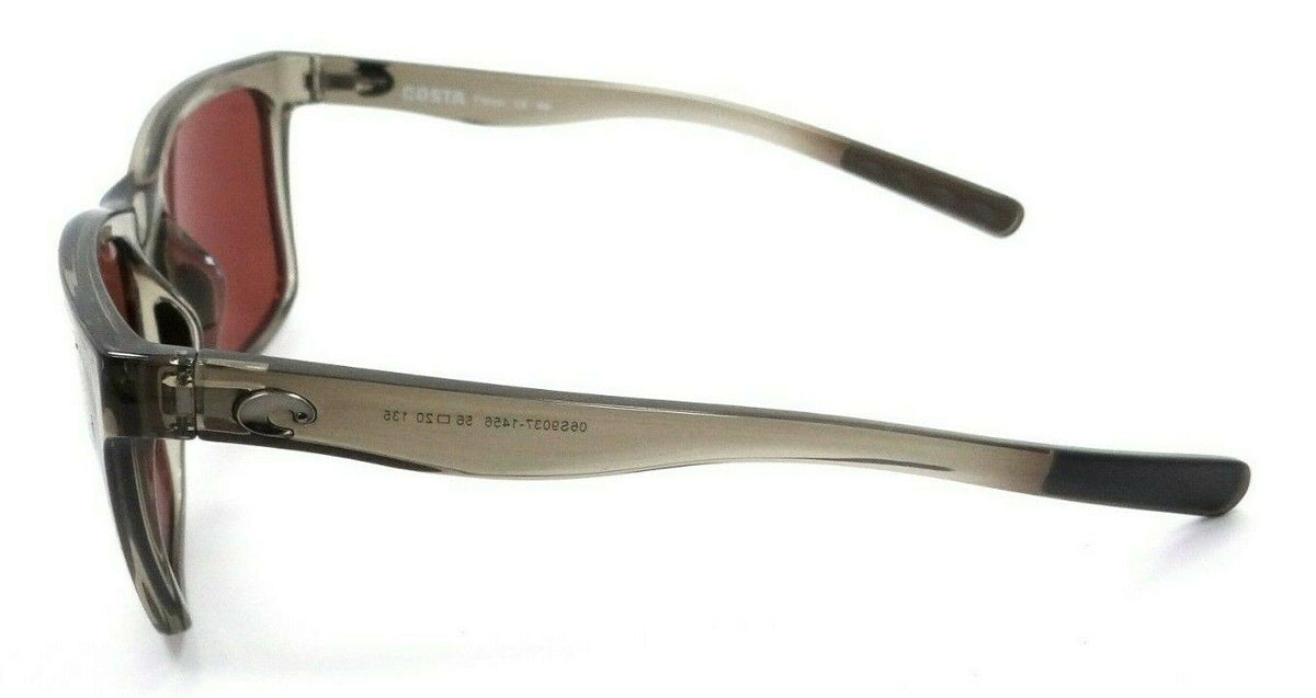Costa Del Mar Sunglasses Panga 56-20-135 Shiny Taupe Crystal /Silver Mirror 580P-097963813075-classypw.com-3