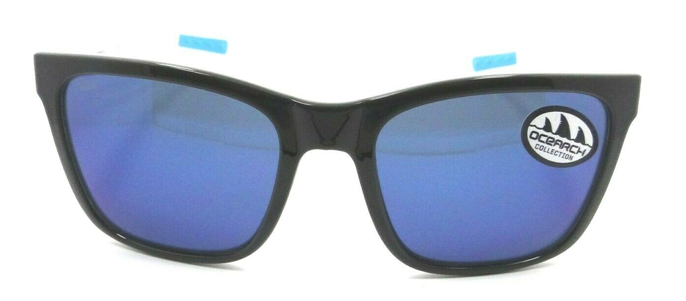 Costa Del Mar Sunglasses Panga Ocearch Shiny White Shark/Blue Silver Mirror 580P-097963826822-classypw.com-2