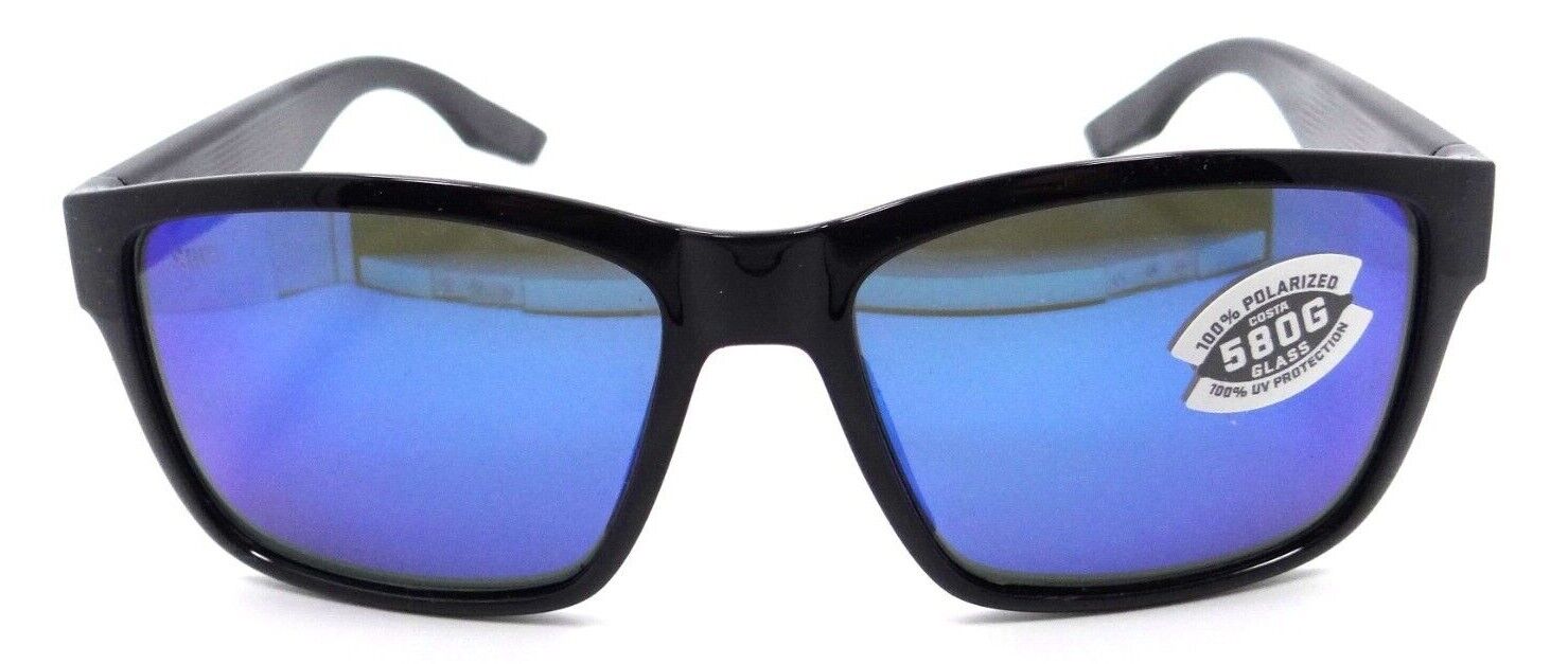 Costa Del Mar Sunglasses Paunch 57-16-145 Black / Blue Mirror 580G Glass-0097963911016-classypw.com-2