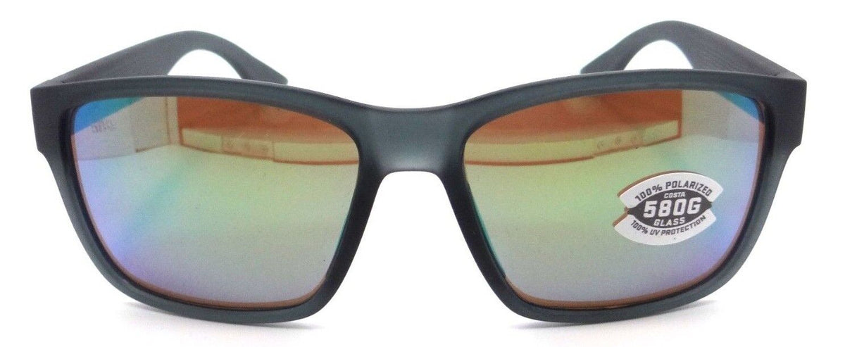 Costa Del Mar Sunglasses Paunch 57-16-145 Matte Smoke Crystal /Green Mirror 580G-0097963911047-classypw.com-2