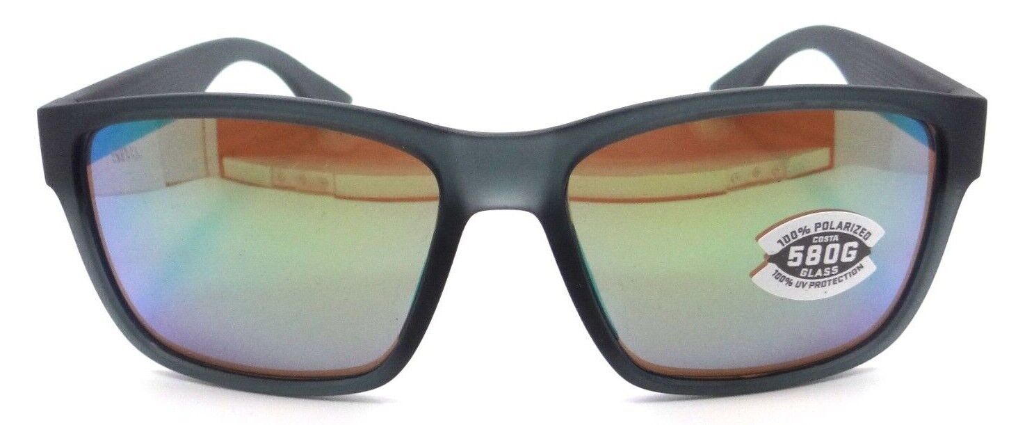 Costa Del Mar Sunglasses Paunch 57-16-145 Matte Smoke Crystal /Green Mirror 580G-0097963911047-classypw.com-2