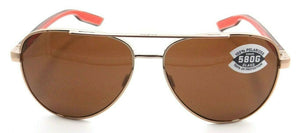 Costa Del Mar Sunglasses Peli 57-14-140 Rose Gold / Copper 580G Glass Polarized