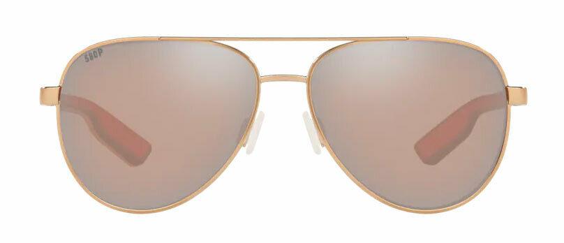 Costa Del Mar Sunglasses Peli 57-14-140 Rose Gold / Copper Silver Mirror 580P-0097963844642-classypw.com-2