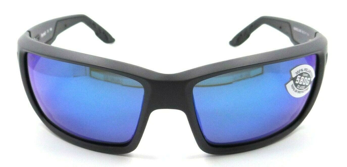 Costa Del Mar Sunglasses Permit 62-17-114 Matte Gray / Blue Mirror 580G Glass-0097963555661-classypw.com-2