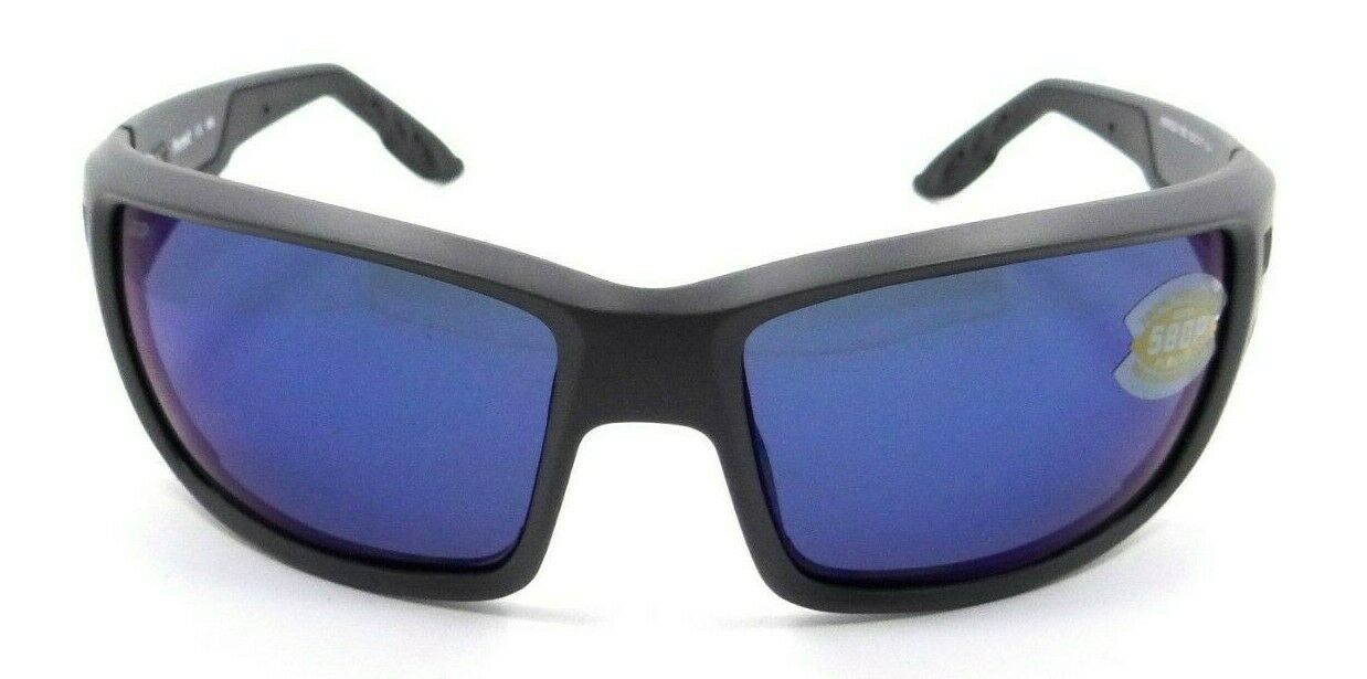 Costa Del Mar Sunglasses Permit 62-17-114 Matte Gray / Blue Mirror 580P-0097963555616-classypw.com-2