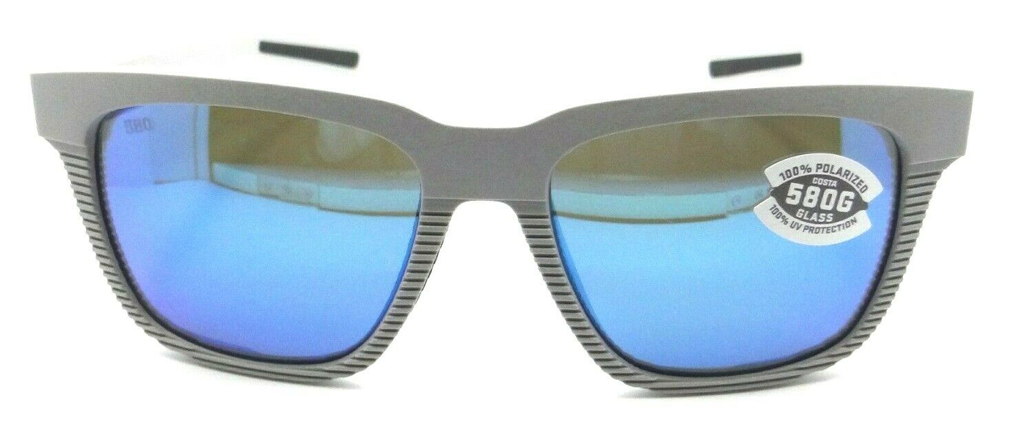Costa Del Mar Sunglasses Pescador 55-17-140 Net Light Gray / Blue Mirror 580G-097963861991-classypw.com-2