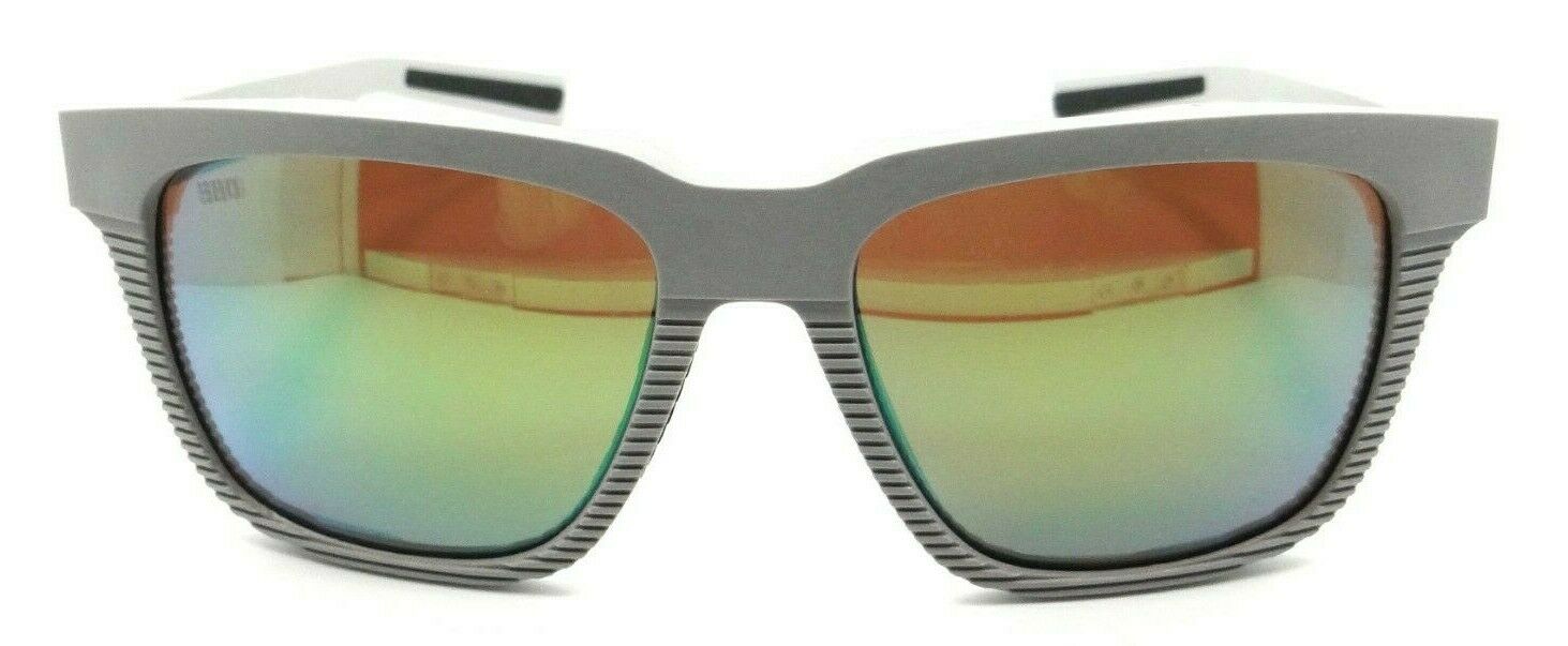 Costa Del Mar Sunglasses Pescador 55-17-140 Net Light Gray / Green Mirror 580G-097963862004-classypw.com-2