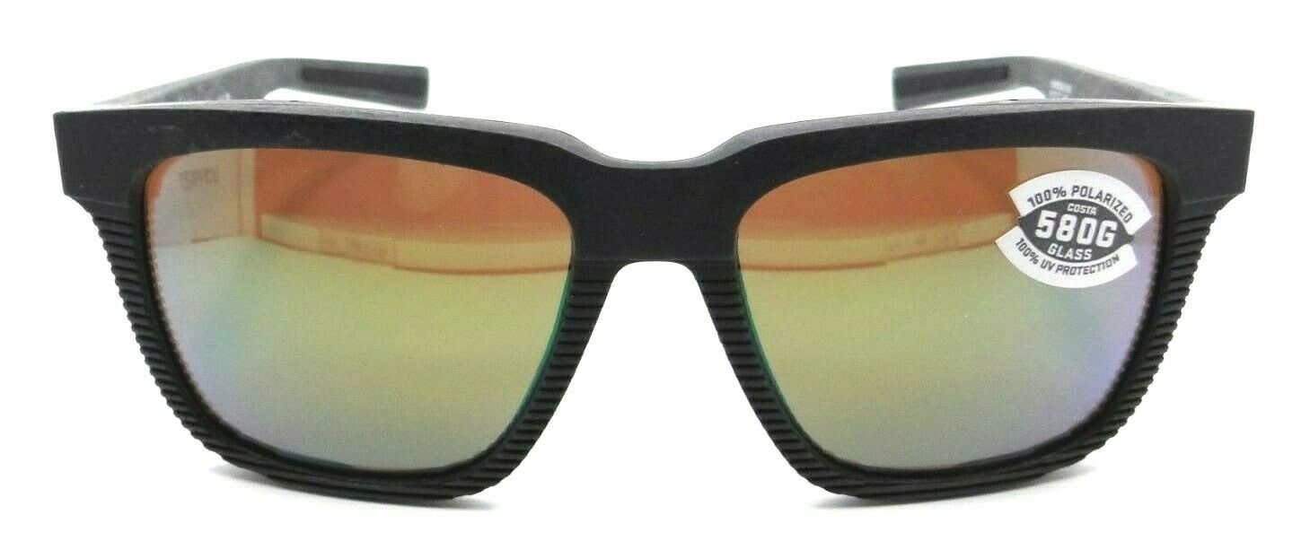 Costa Del Mar Sunglasses Pescador Net Gray w/ Gray Rubber / Green Mirror 580G-097963782456-classypw.com-2