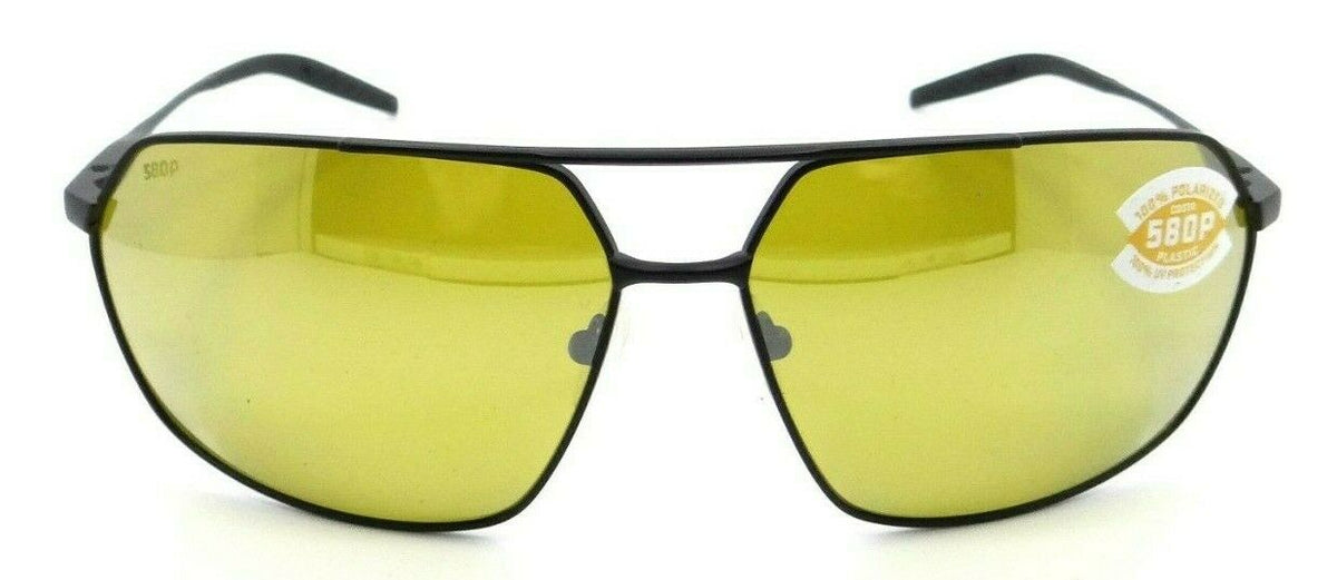 Costa Del Mar Sunglasses Pilothouse Matte Black / Sunrise Silver Mirror 580P-097963809399-classypw.com-2
