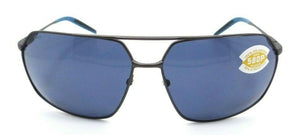 Costa Del Mar Sunglasses Pilothouse Matte Dark Gunmetal + Blue / Black Gray 580P