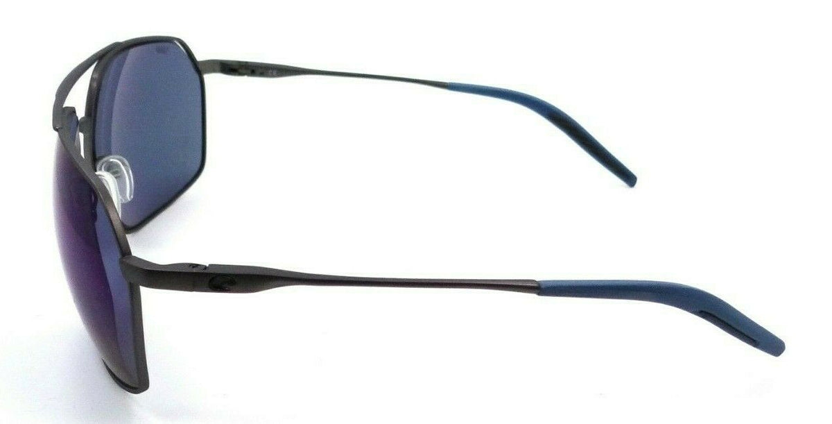 Costa Del Mar Sunglasses Pilothouse Matte Dark Gunmetal Blue / Blue Mirror 580P-097963809177-classypw.com-3