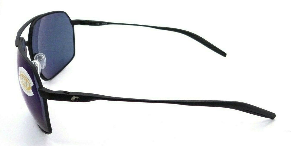 Costa Del Mar Sunglasses Pilothouse PLH 11 OBMP Matte Black / Blue Mirror 580P-097963809160-classypw.com-3