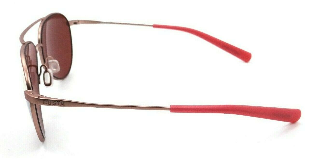 Costa Del Mar Sunglasses Piper Satin Rose Gold / Copper Silver Mirror 580P-097963824507-classypw.com-3