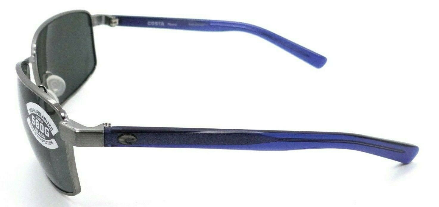 Costa Del Mar Sunglasses Ponce 63-15-130 Brushed Gunmetal / Gray 580G Glass-0097963820493-classypw.com-3