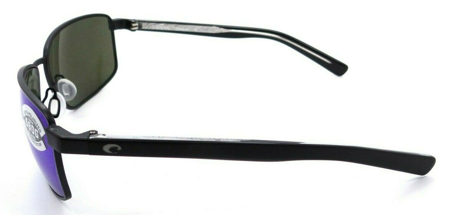 Costa Del Mar Sunglasses Ponce 63-15-130 Matte Black / Blue Mirror 580G Glass-0097963820394-classypw.com-3