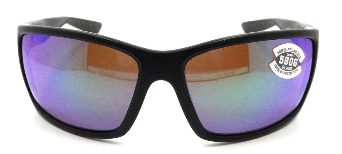 Costa Del Mar Sunglasses Reefton 64-15-115 Blackout / Green Mirror 580G Glass-0097963555746-classypw.com-2