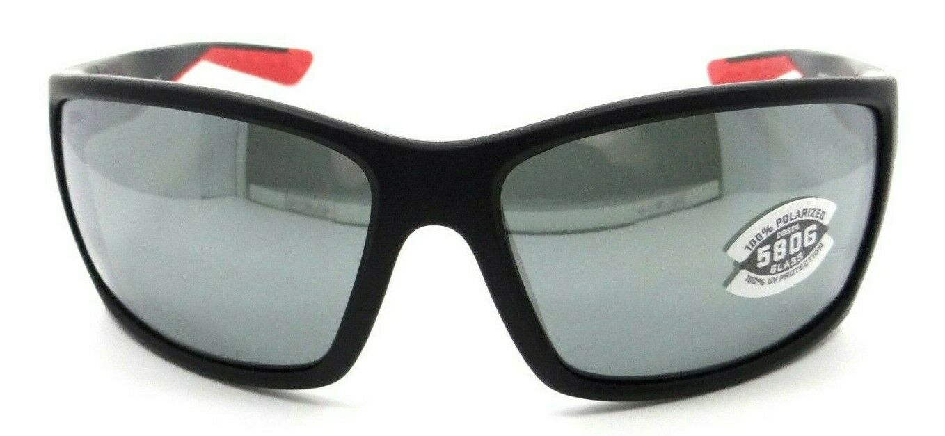 Costa Del Mar Sunglasses Reefton 64-15-115 Race Black / Gray Silver Mirror 580G-0097963669733-classypw.com-1