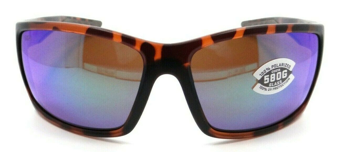 Costa Del Mar Sunglasses Reefton 64-15-115 Retro Tortoise / Green Mirror 580G-0097963555883-classypw.com-2