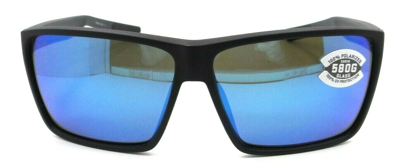 Costa Del Mar Sunglasses Rincon 63-11-140 Matte Black / Blue Mirror 580G Glass-097963905176-classypw.com-2