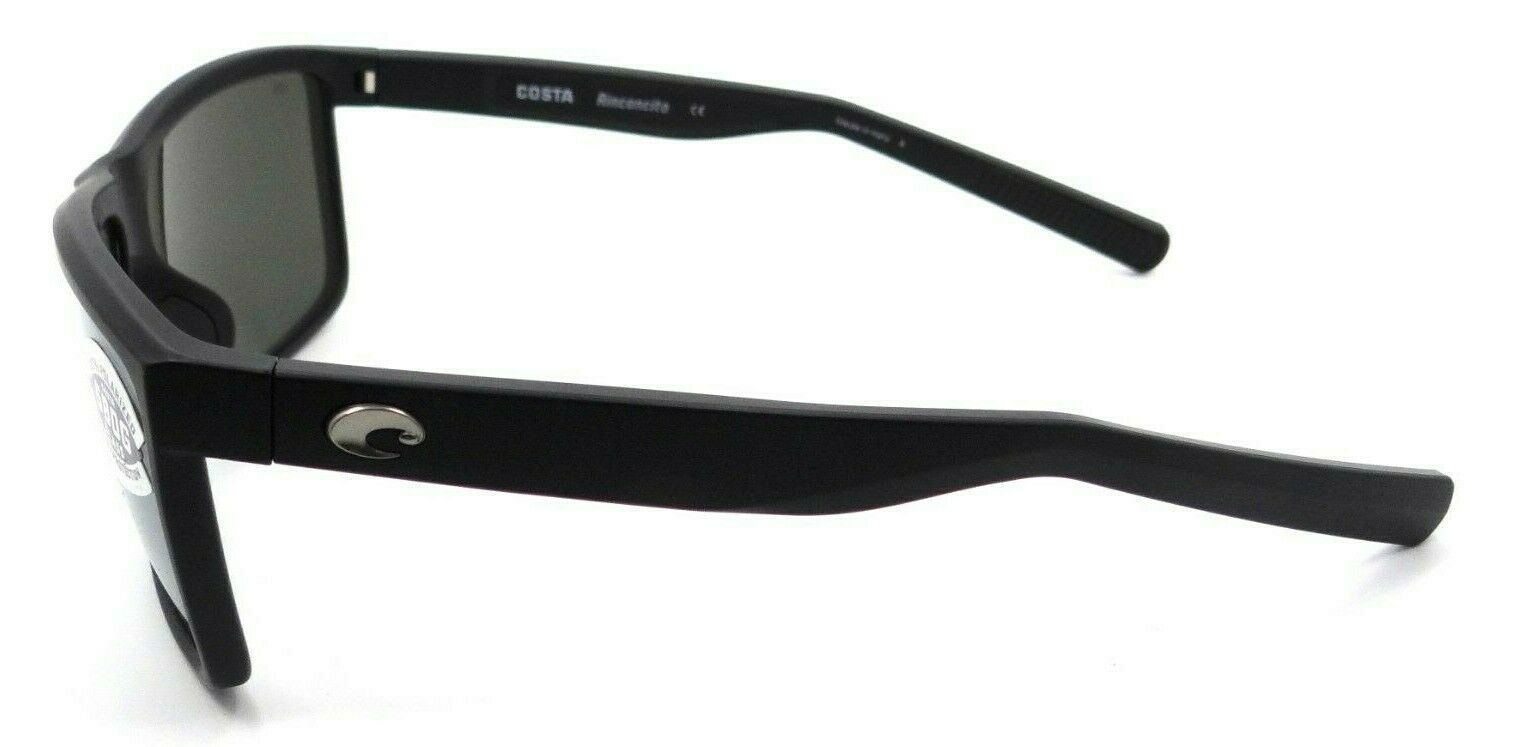 Costa Del Mar Sunglasses Rinconcito 60-12-135 Matte Black / Silver Mirror 580G-0097963818964-classypw.com-3