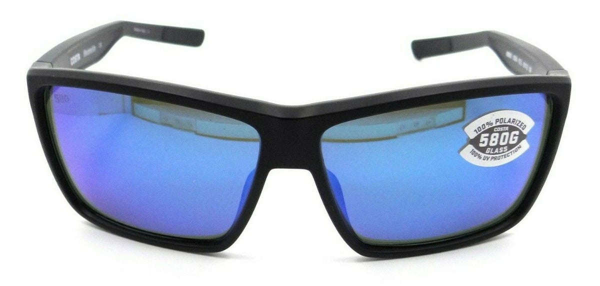 Costa Del Mar Sunglasses Rinconcito 60-12-140 Matte Black / Blue Mirror 580G-0097963818933-classypw.com-2