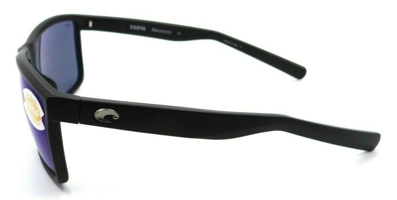 Costa Del Mar Sunglasses Rinconcito 60-12-140 Matte Black / Blue Mirror 580P-0097963813150-classypw.com-3