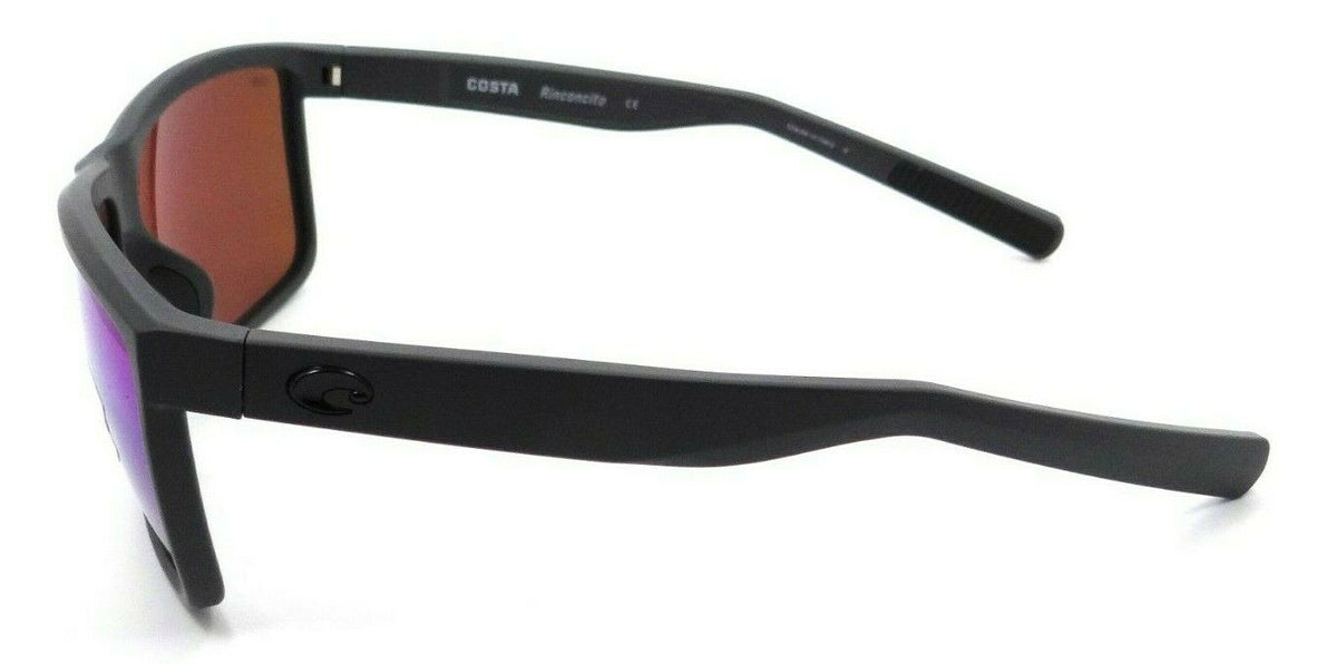 Costa Del Mar Sunglasses Rinconcito 60-12-140 Matte Gray / Green Mirror 580P-0097963813341-classypw.com-3