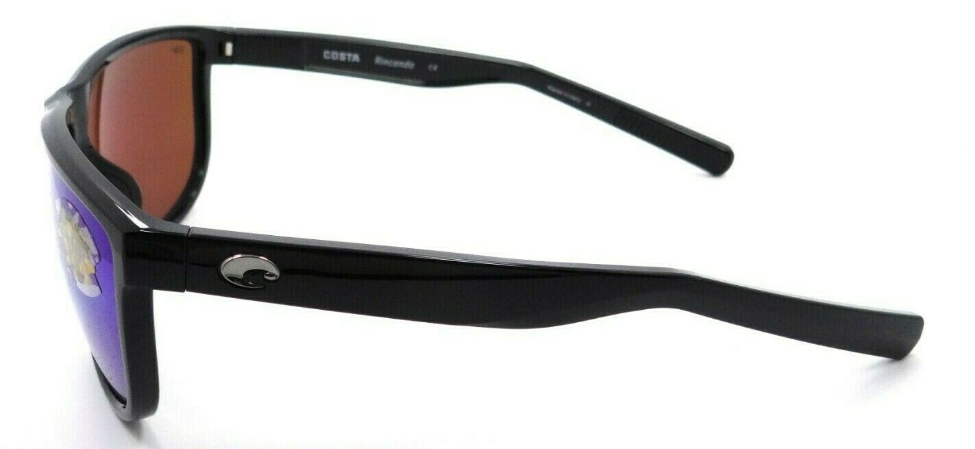 Costa Del Mar Sunglasses Rinconcito 60-12-140 Shiny Black / Green Mirror 580P-097963874168-classypw.com-3