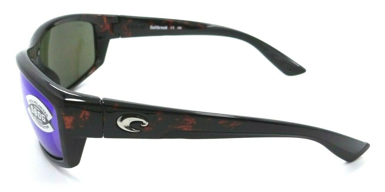 Costa Del Mar Sunglasses Saltbreak 65-13-119 Tortoise / Blue Mirror 580G Glass-097963493536-classypw.com-3