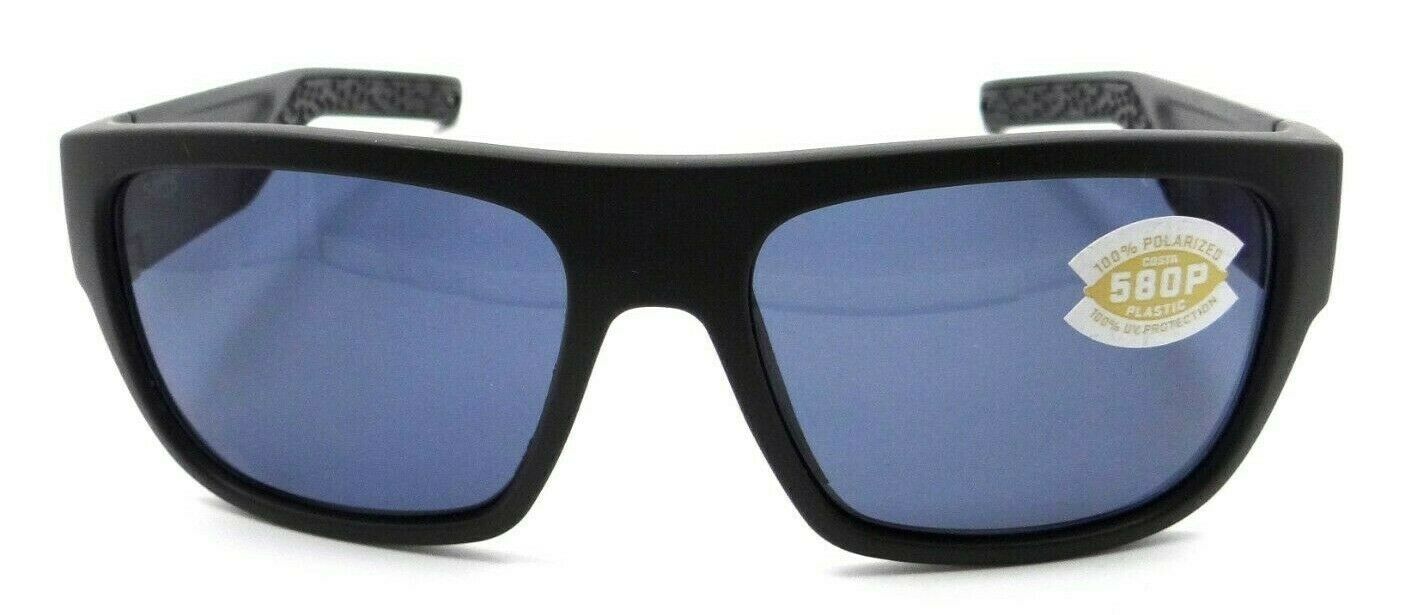 Costa Del Mar Sunglasses Sampan 60-17-135 Matte Black / Gray 580P-0097963837958-classypw.com-2