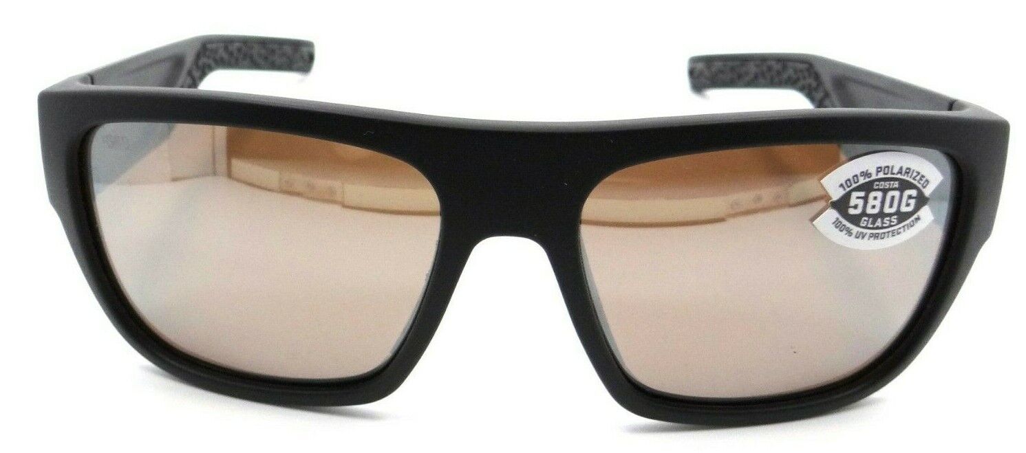 Costa Del Mar Sunglasses Sampan 60-17-135 Matte Black / Silver Mirror 580G Glass-0097963837897-classypw.com-2
