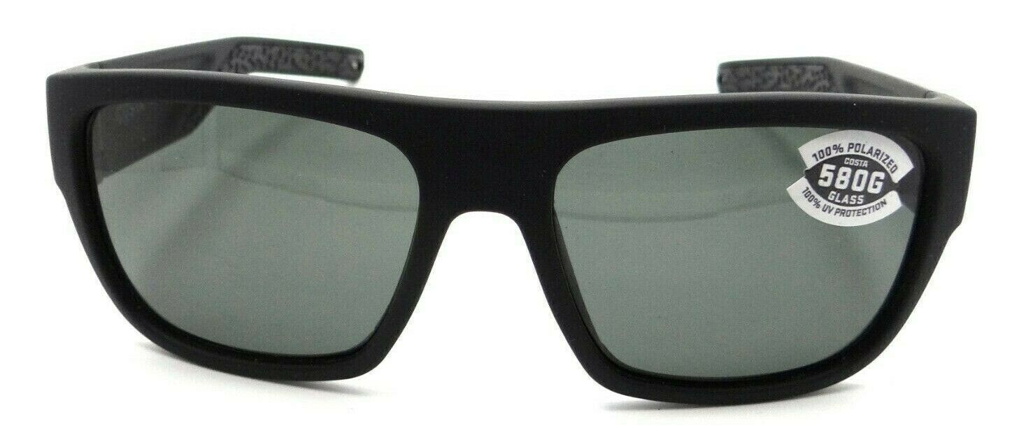 Costa Del Mar Sunglasses Sampan 60-17-135 Matte Black Ultra / Gray 580G Glass-097963837941-classypw.com-1