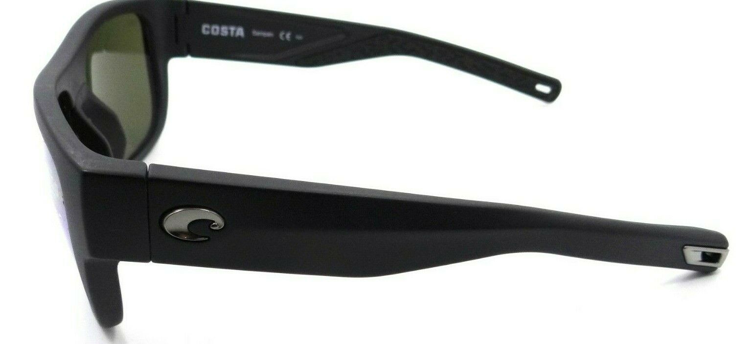 Costa Del Mar Sunglasses Sampan 60-17-136 Matte Black / Blue Mirror 580G Glass-0097963837828-classypw.com-3