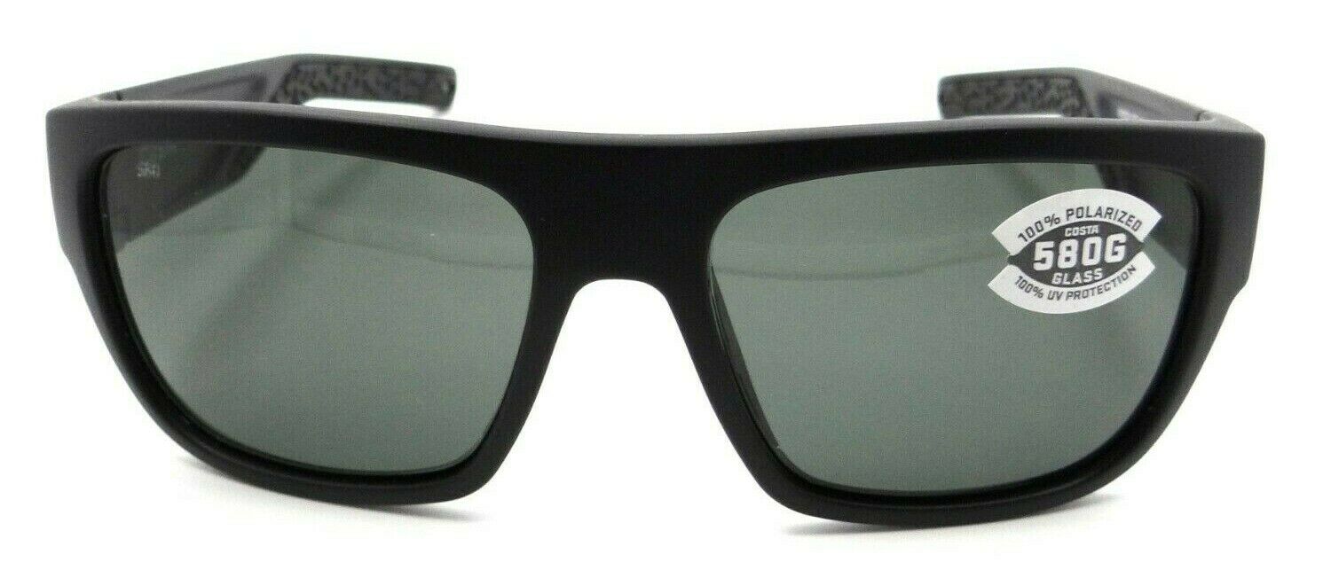 Costa Del Mar Sunglasses Sampan 60-17-136 Matte Black / Gray 580G Glass-0097963837859-classypw.com-2