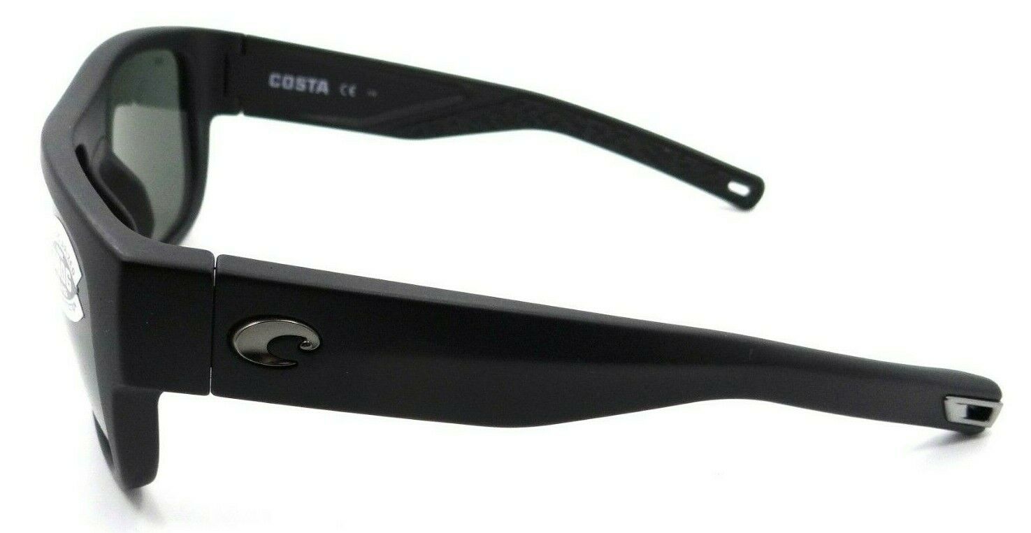 Costa Del Mar Sunglasses Sampan 60-17-136 Matte Black / Gray 580G Glass-0097963837859-classypw.com-3