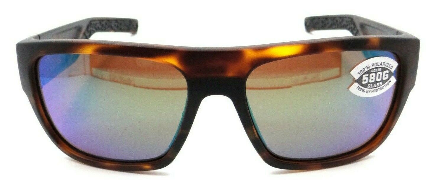 Costa Del Mar Sunglasses Sampan 60-17-136 Matte Tortoise / Green Mirror 580G-0097963838030-classypw.com-2