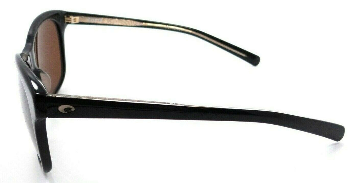 Costa Del Mar Sunglasses Sarasota 57-14-134 Shiny Black / Copper 580G Glass-097963776417-classypw.com-3