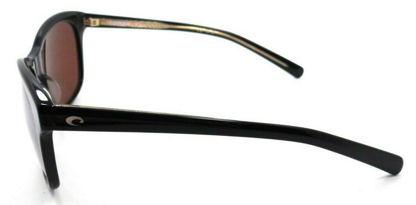 Costa Del Mar Sunglasses Sarasota Shiny Black / Copper Silver Mirror 580G Glass-097963824293-classypw.com-3