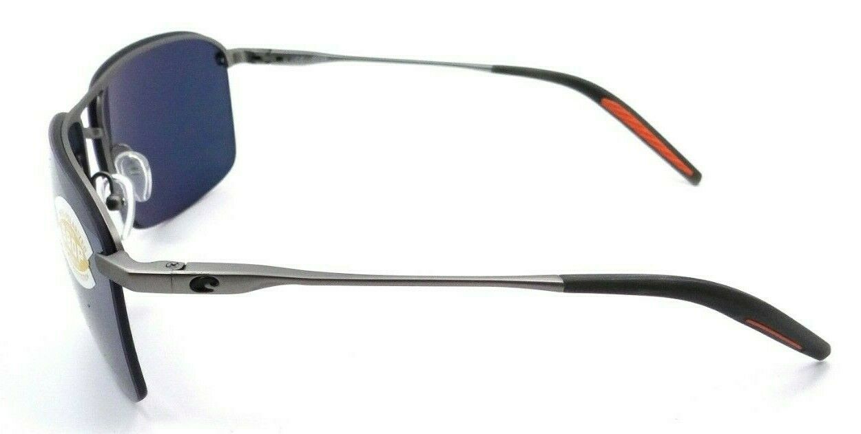 Costa Del Mar Sunglasses Skimmer Matte Silver / Orange - Gray Silver Mirror 580P-097963809214-classypw.com-3