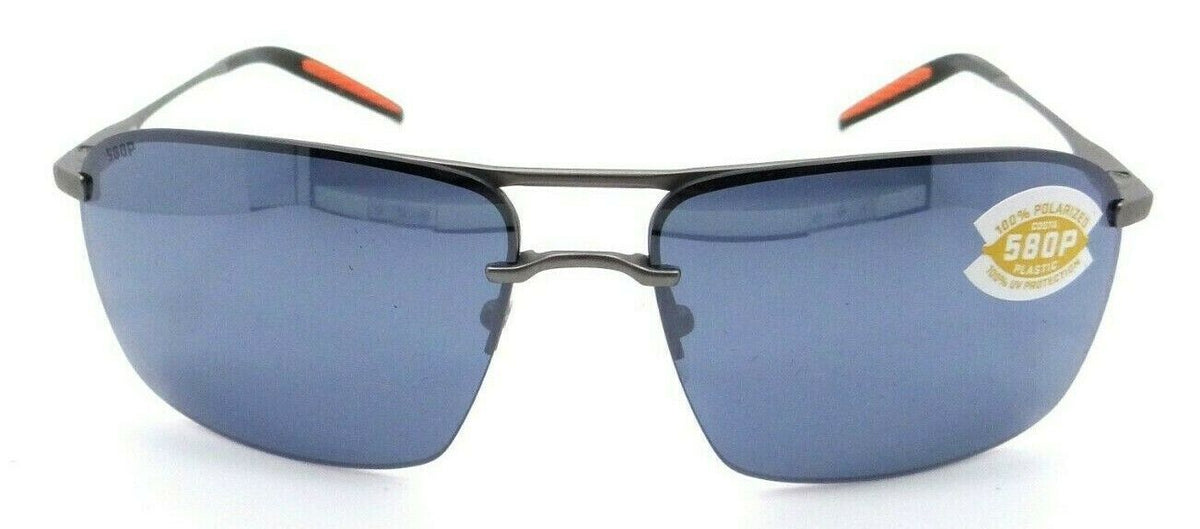 Costa Del Mar Sunglasses Skimmer Matte Silver / Orange - Gray Silver Mirror 580P-97963809214-classypw.com-2
