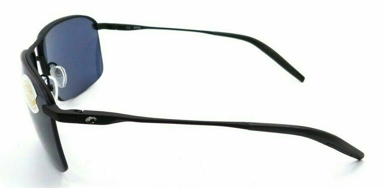 Costa Del Mar Sunglasses Skimmer SKM 11 Matte Black + Matte Black / Gray 580P-0097963809085-classypw.com-3
