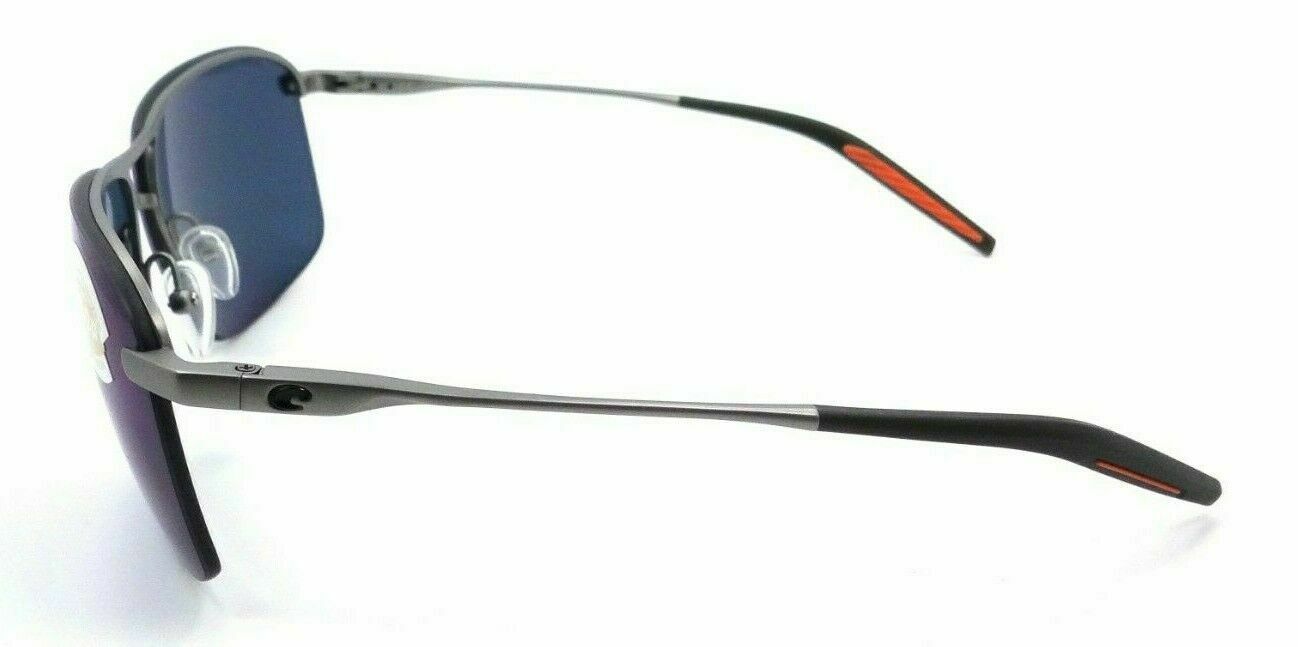 Costa Del Mar Sunglasses Skimmer SKM 228 OBMP Matte Silver / Blue Mirror 580P-097963809153-classypw.com-3